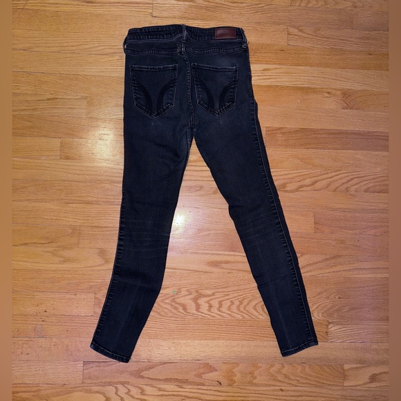 Women’s Hollister US 26 Mid-Rise Super Skinny Black Jeans Pants - Picture 12 of 12